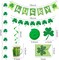St. Patrick’s Party Supplies: 41-Piece St. Patrick’s Day Decorations Set – Pre-Assembled Banners, Shamrock Garlands & Hanging Swirls for Home, Office & Classroom